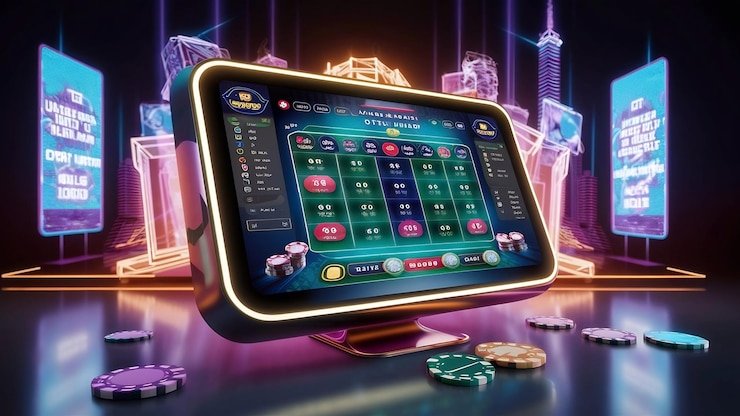 Tampilan permainan Bonanza Gold dengan tema emas dan simbol kemakmuran